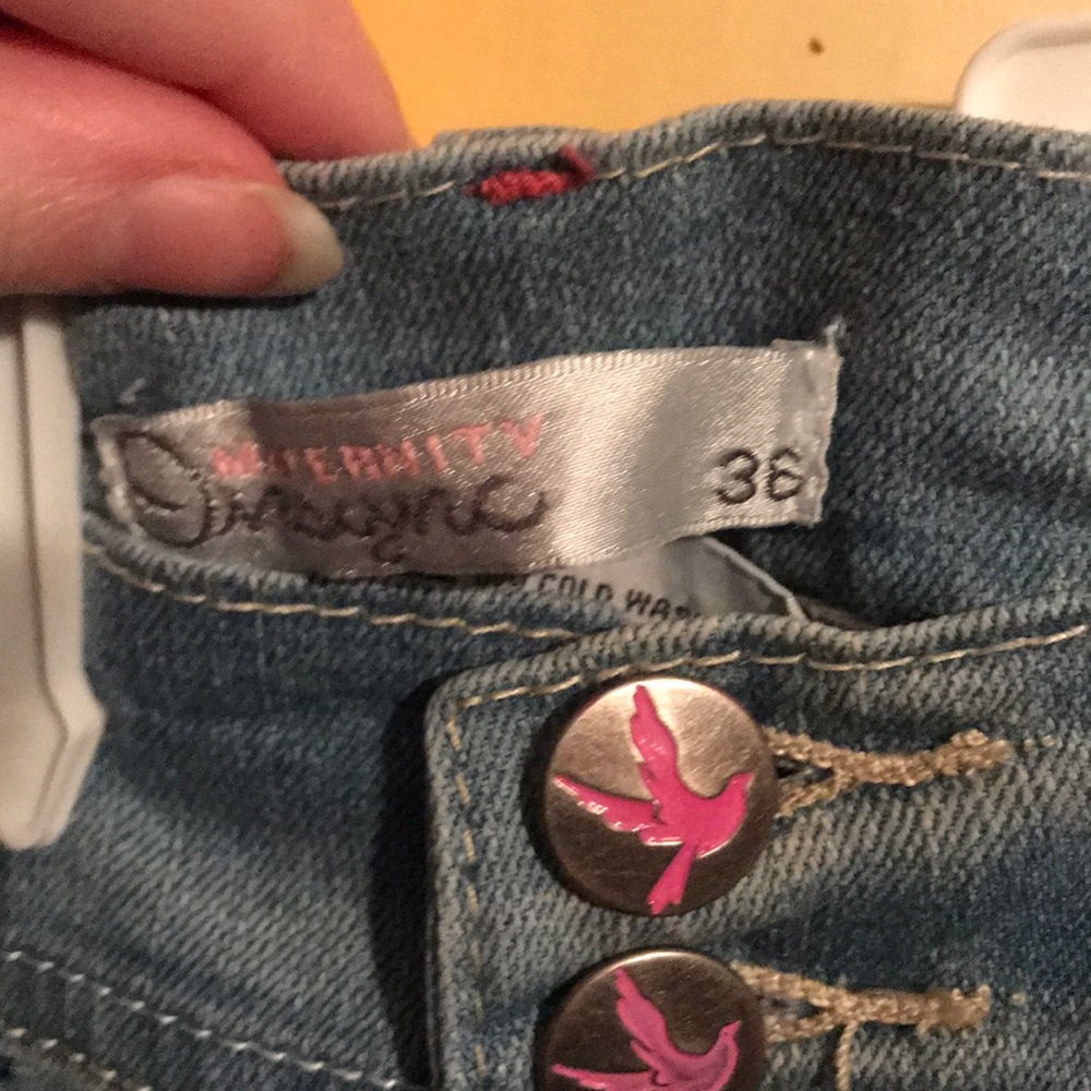 FINAL PRICE Distressed “maternity” skinny jeans - Picture 3 of 7